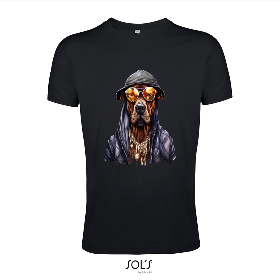 1 T-Shirt 158an15 Hond gold