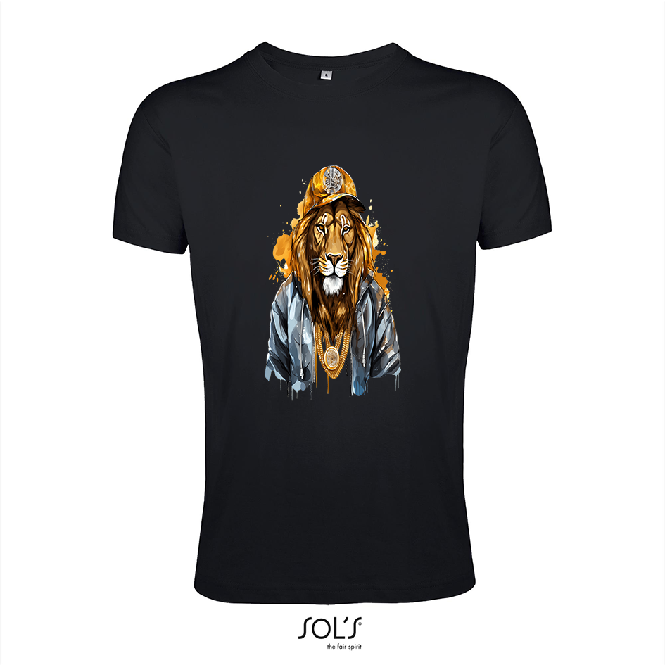 1 T-Shirt 158an11 Leeuw gold