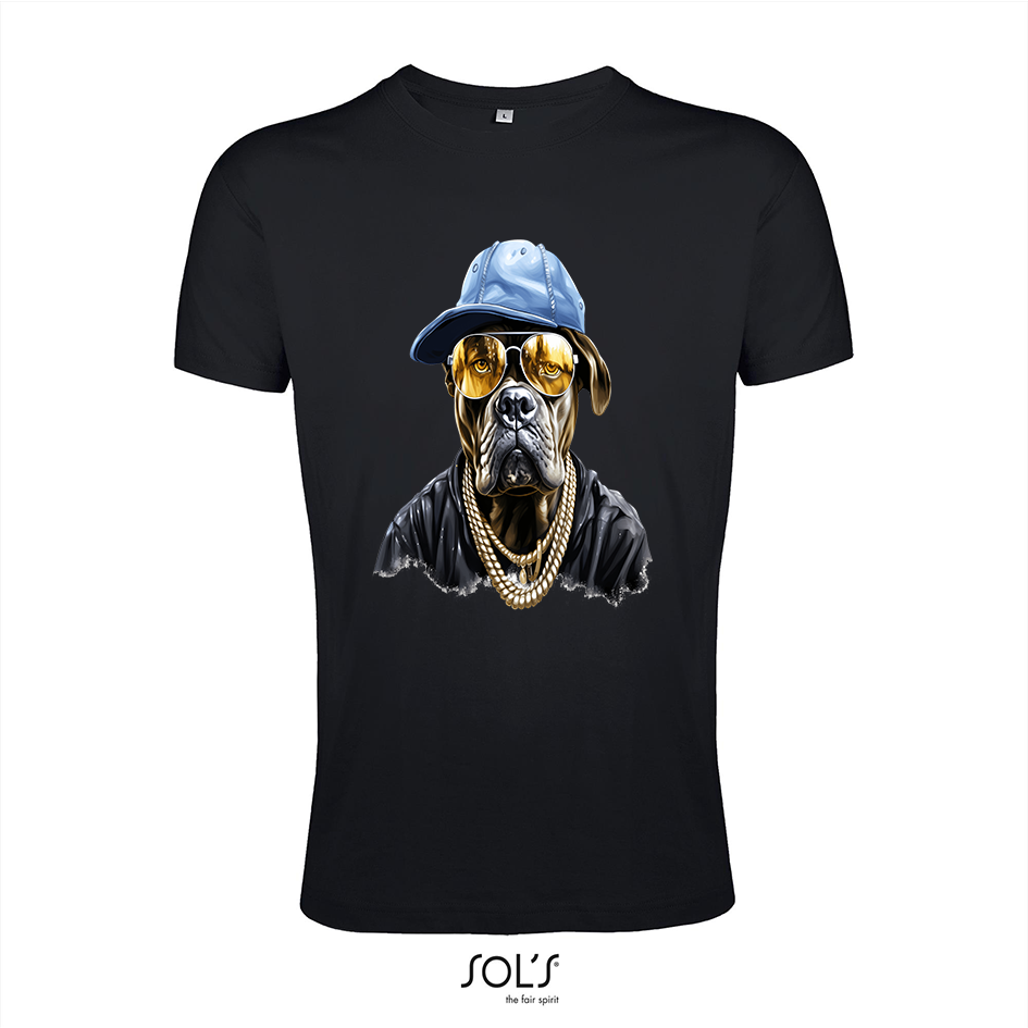 1 T-Shirt 158an18 Hond gold
