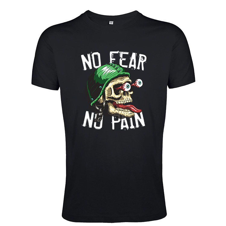 2 Urban T-Shirt No Fear No Pain zw