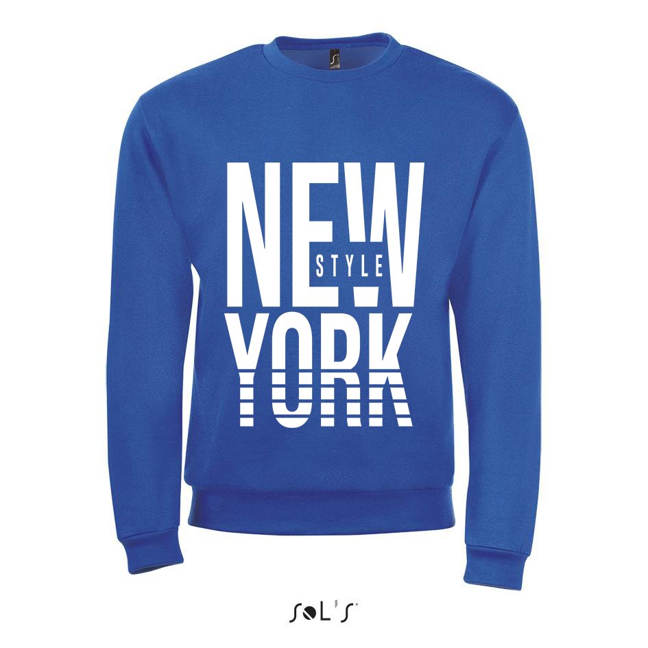 a Sweat 359-97 New York blauw