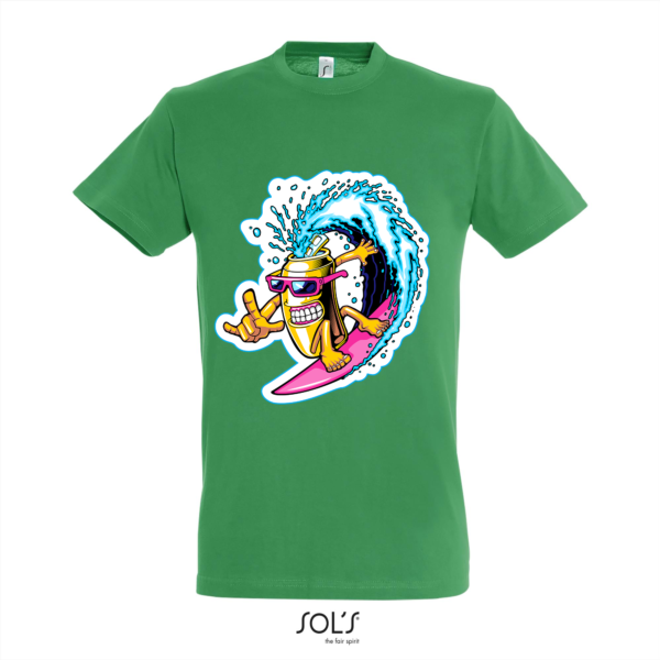 T-Shirt 1-121k Cartoon surfend blikje - Afbeelding 4