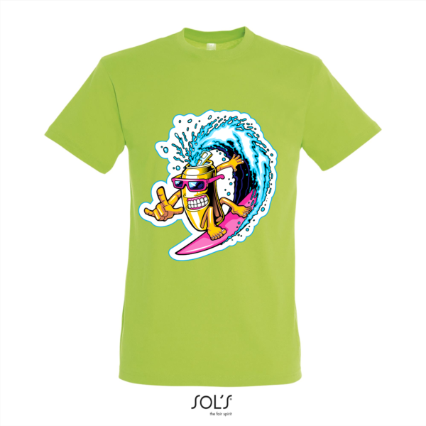 T-Shirt 1-121k Cartoon surfend blikje - Afbeelding 6