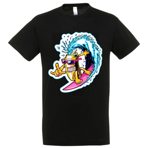 T-Shirt 1-121k Cartoon surfend blikje