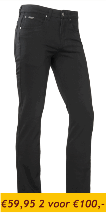 Brams Paris Stretch Danny D51 Black Twil Jeans